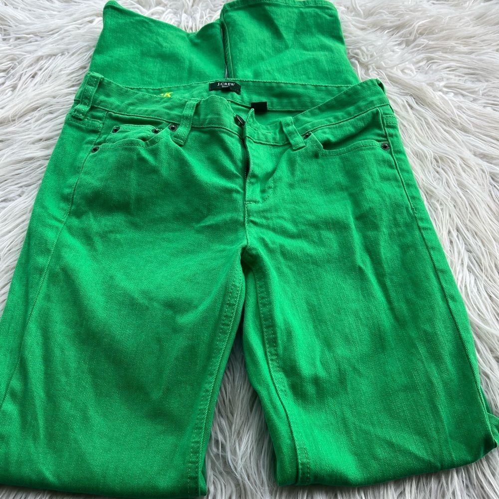 J.Crew 💫Matchstick Green Pants 💫Womens 26
